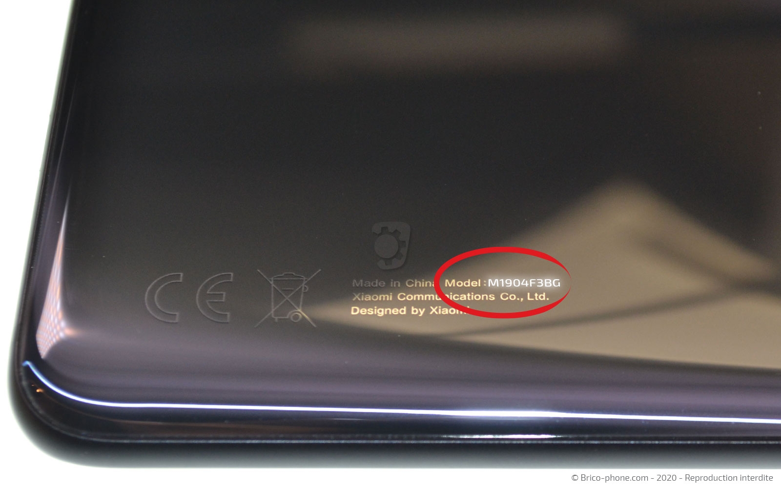 Changement de la vitre arrière sur Mi 9 Lite photo 1