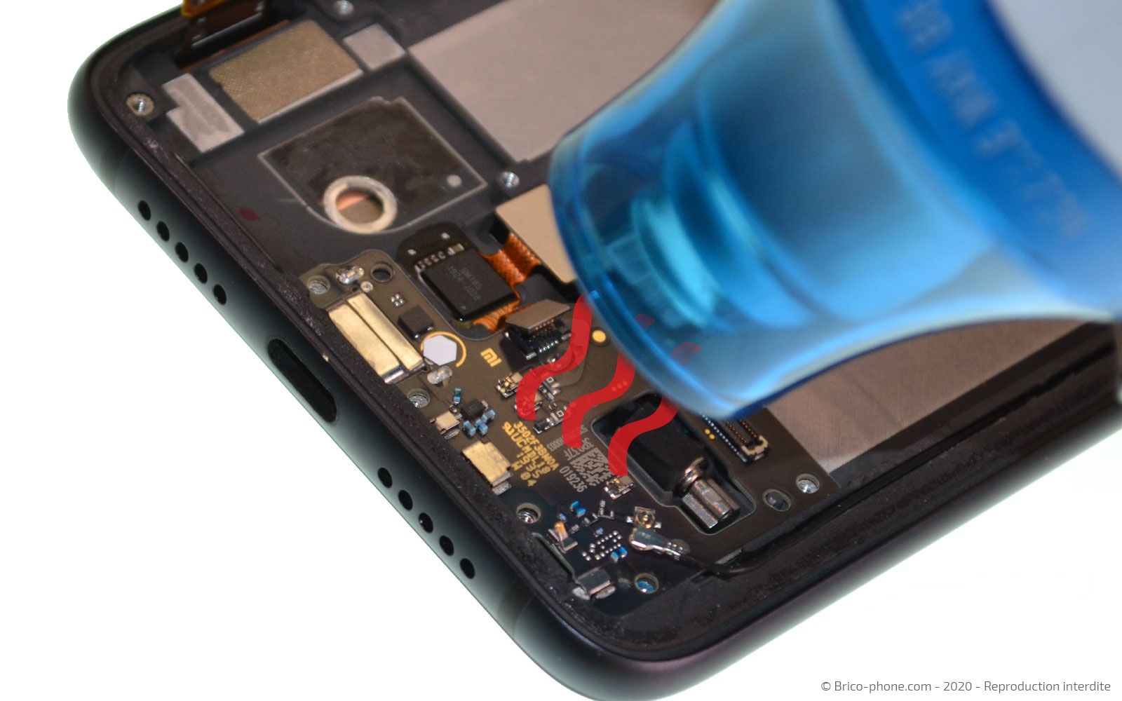 Changement du connecteur de charge  sur Mi 9 Lite photo 1