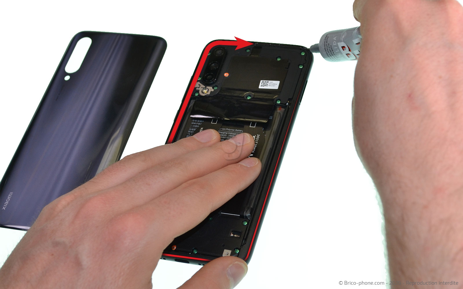 Changement de la batterie sur Mi 9 Lite photo 1