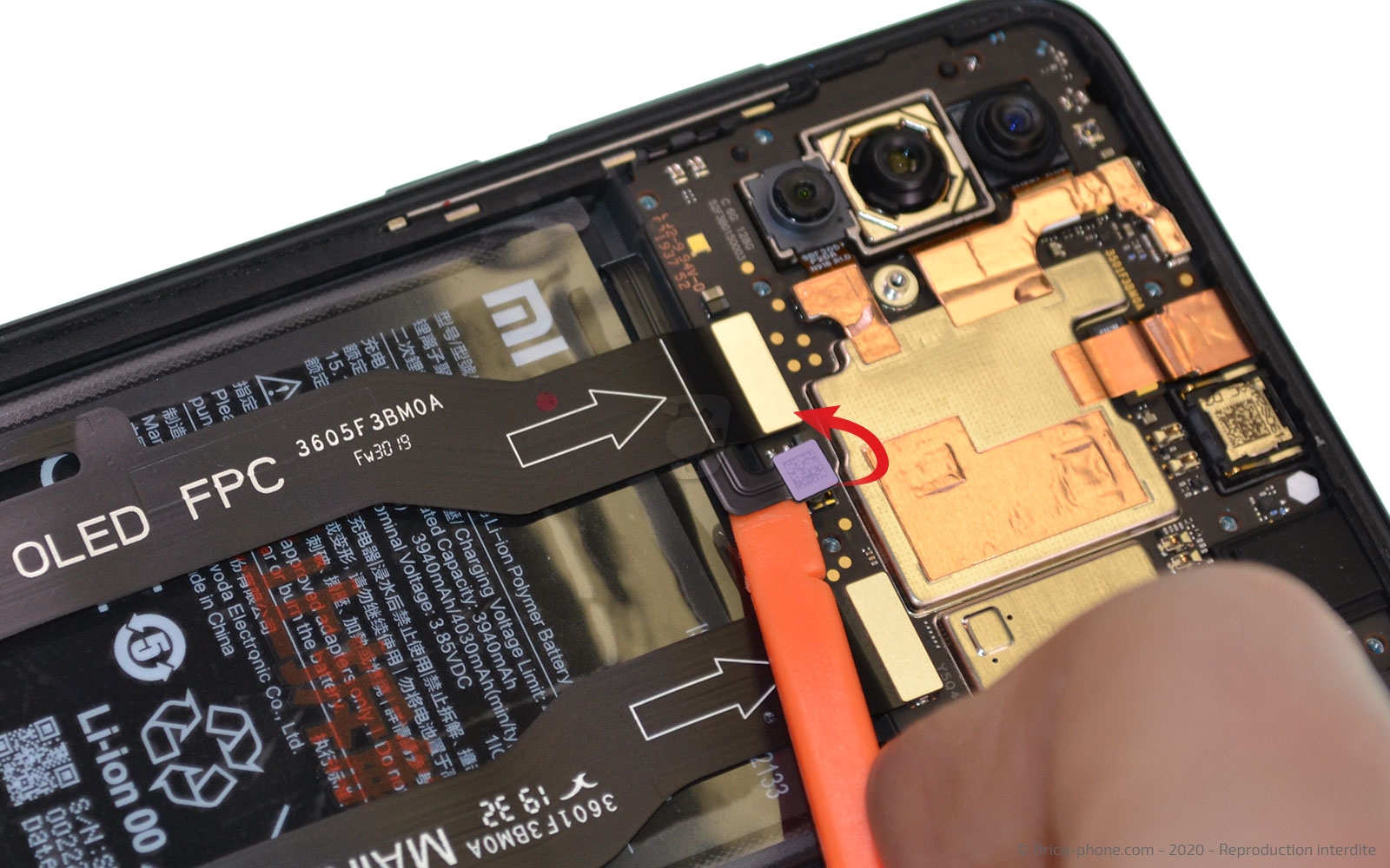 Changement de la batterie sur Mi 9 Lite photo 1