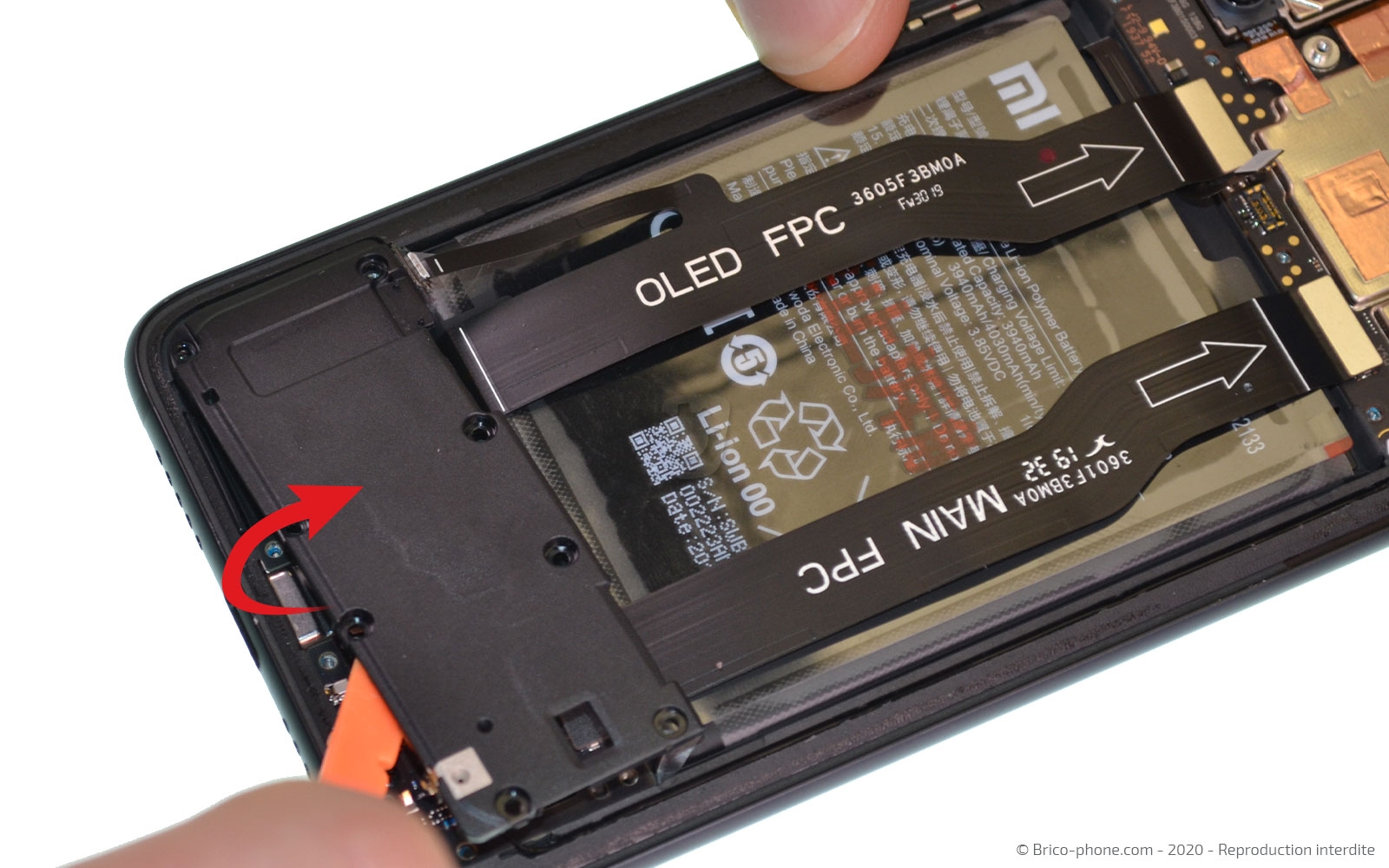 Changement du bloc écran sur Mi 9 Lite photo 2