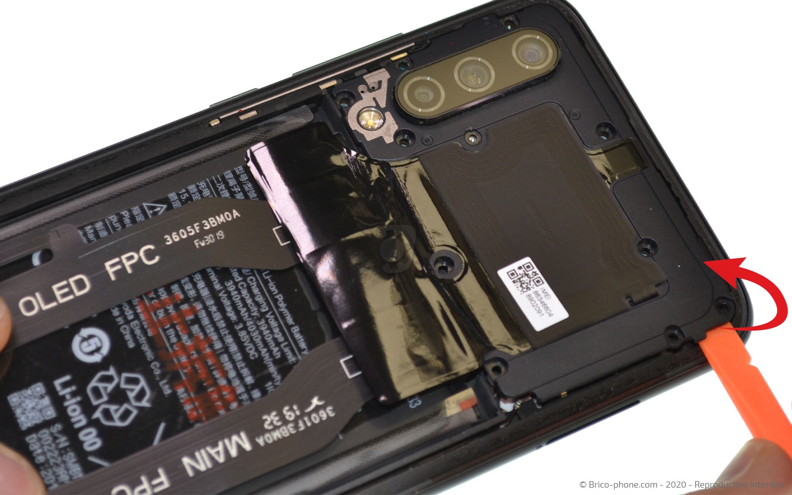 Changement du bloc écran sur Mi 9 Lite photo 3