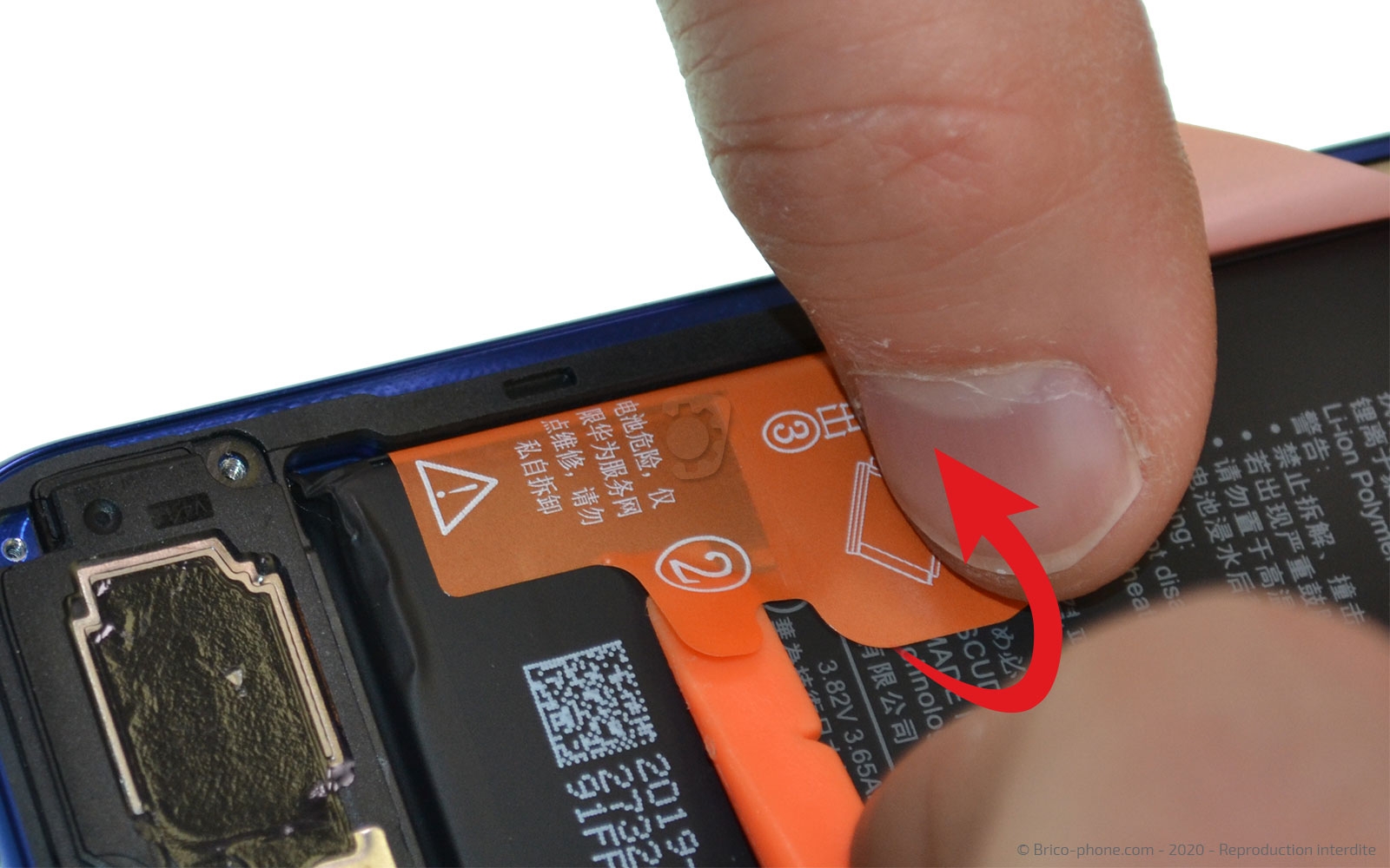 Changement de batterie sur Honor 20 photo 2