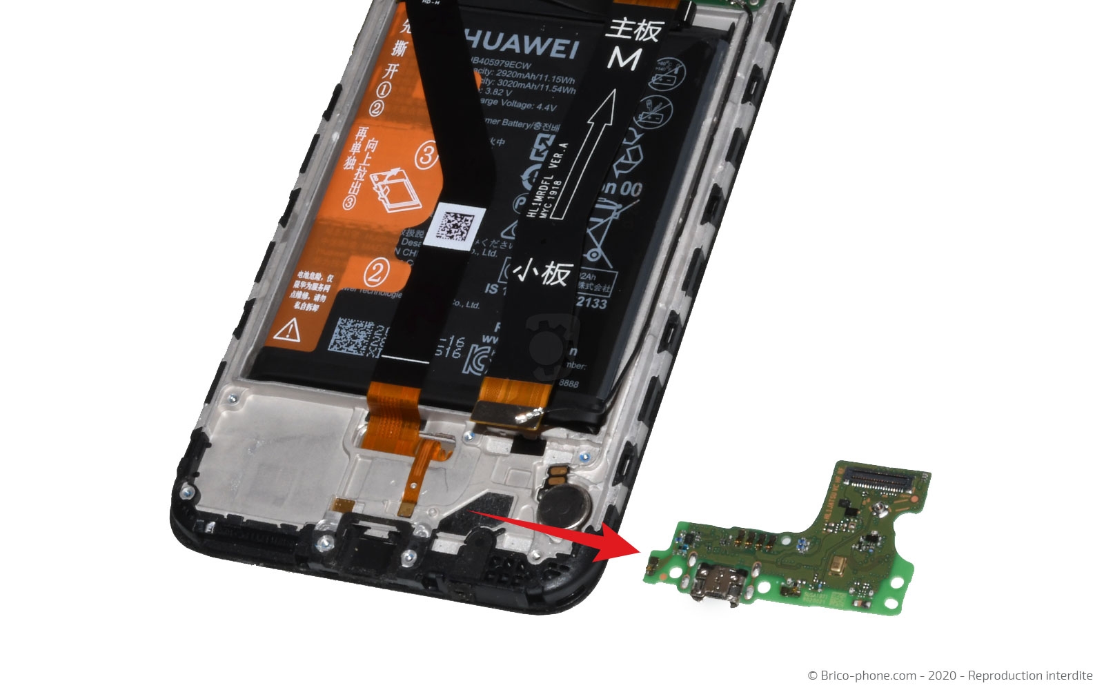 Démontage complet sur Y6 2019 photo 3