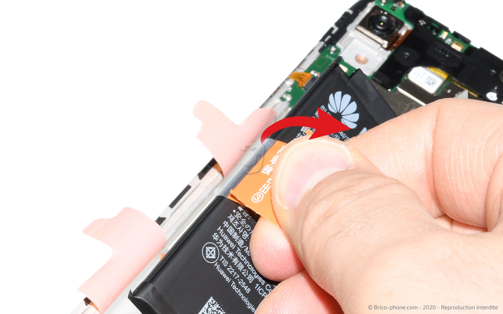 Changement de batterie sur Y6 2019 photo 3