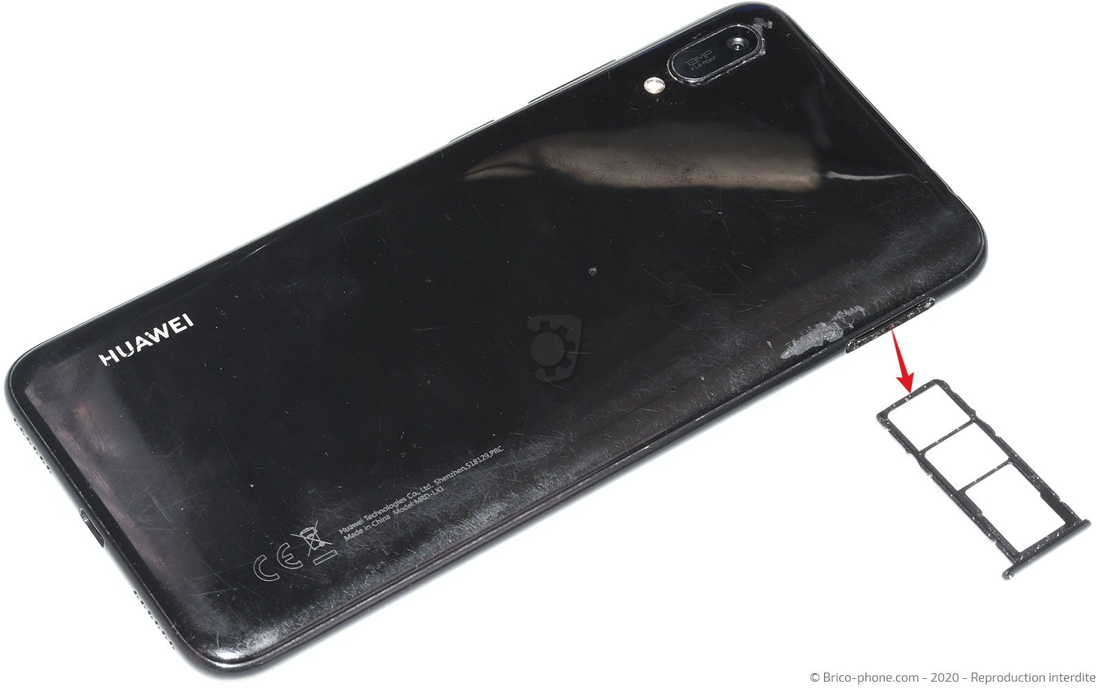 Changement de batterie sur Y6 2019 photo 4