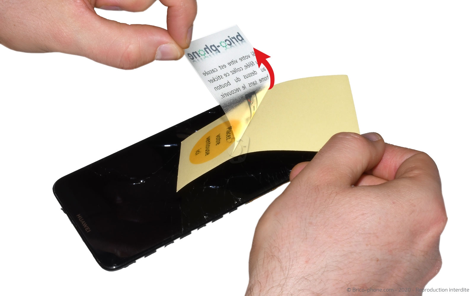 Changement d'écran (vitre + LCD) sur Y6 2019 photo 3