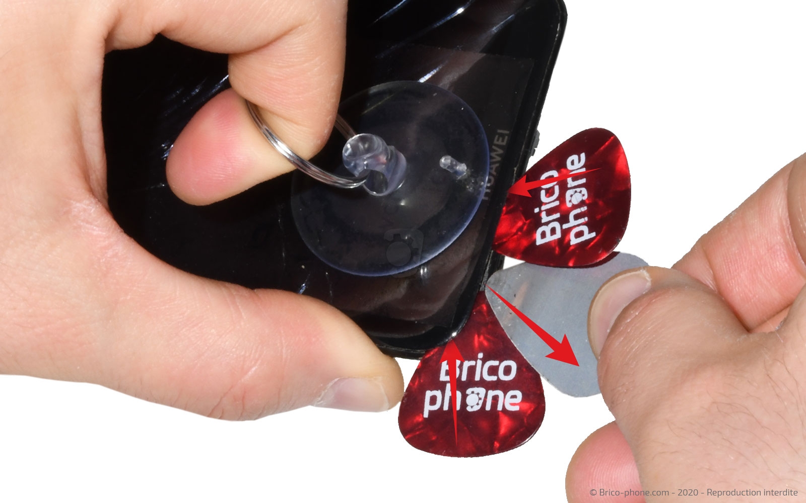 Changement d'écran (vitre + LCD) sur Y6 2019 photo 2