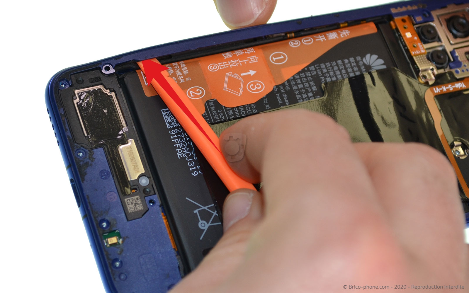 Changement du connecteur de charge sur Honor 20 photo 2