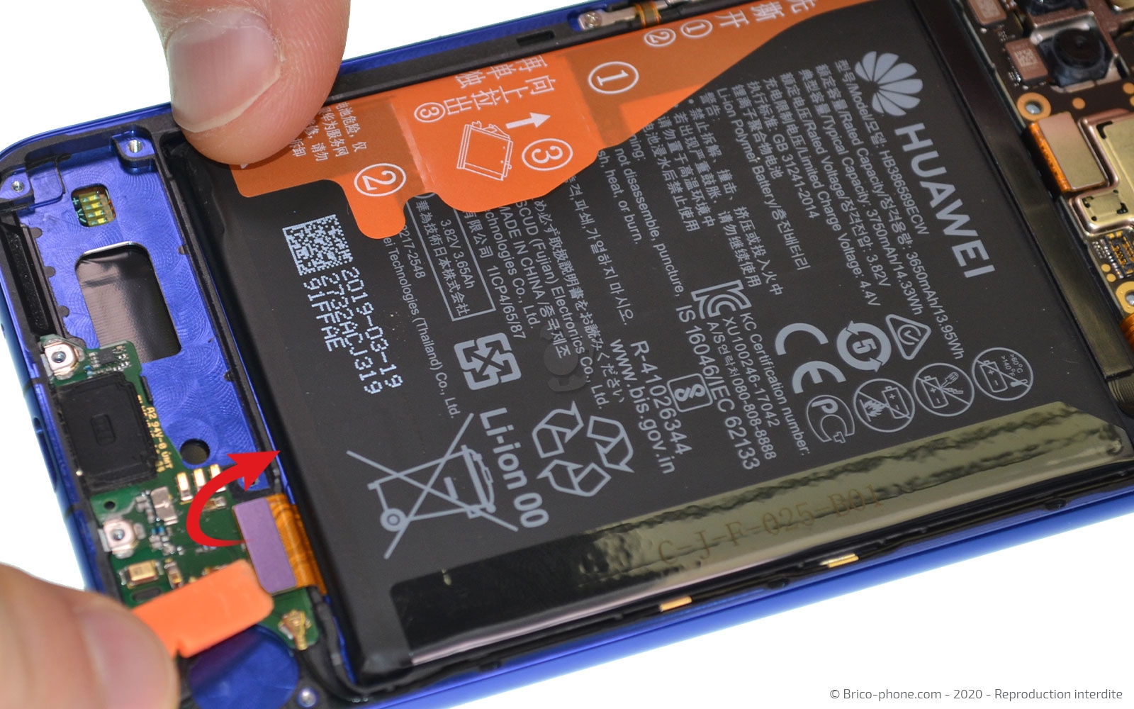 Changement du connecteur de charge sur Honor 20 photo 1