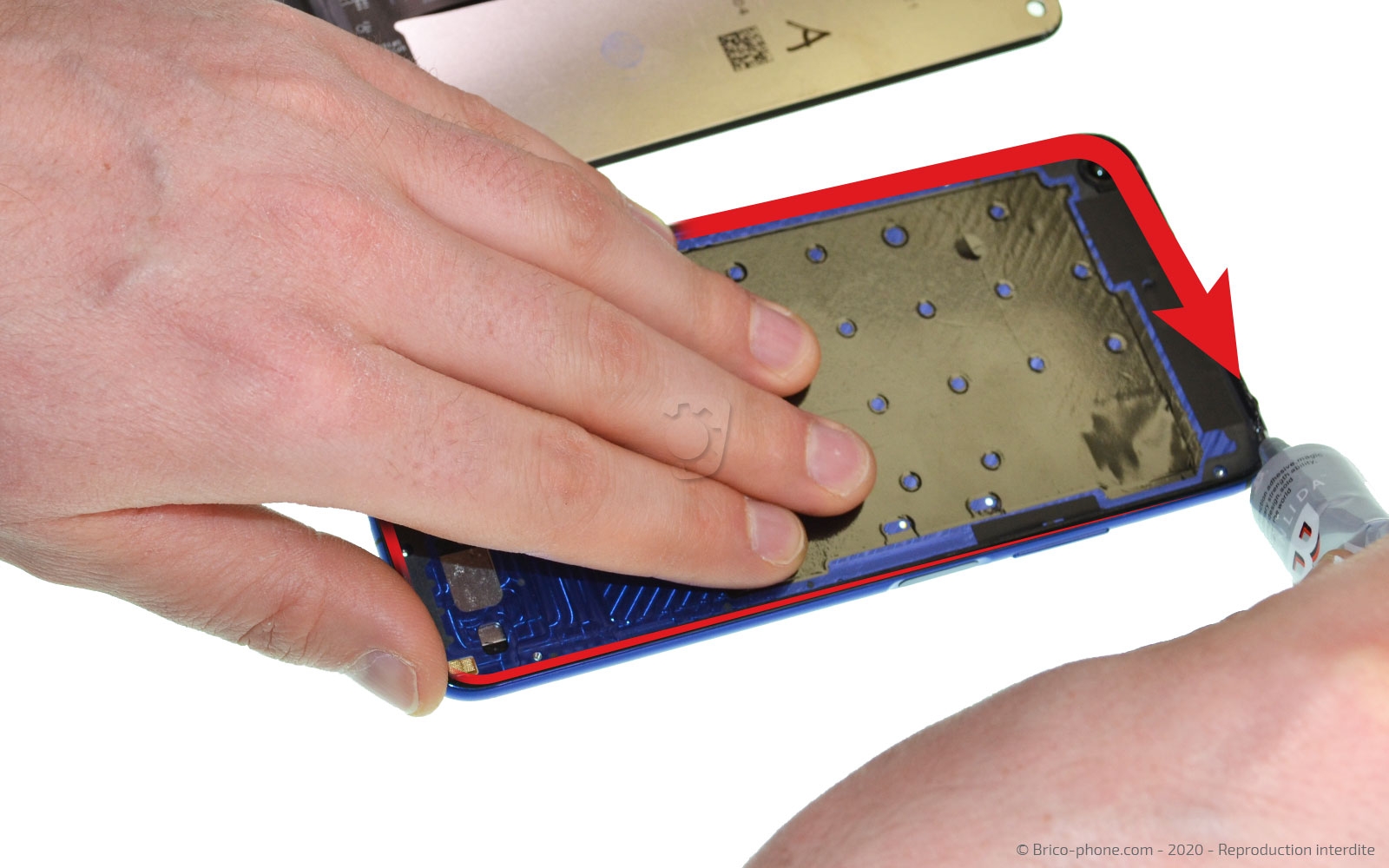 Changement d'écran (vitre + LCD) sur Honor 20 photo 2