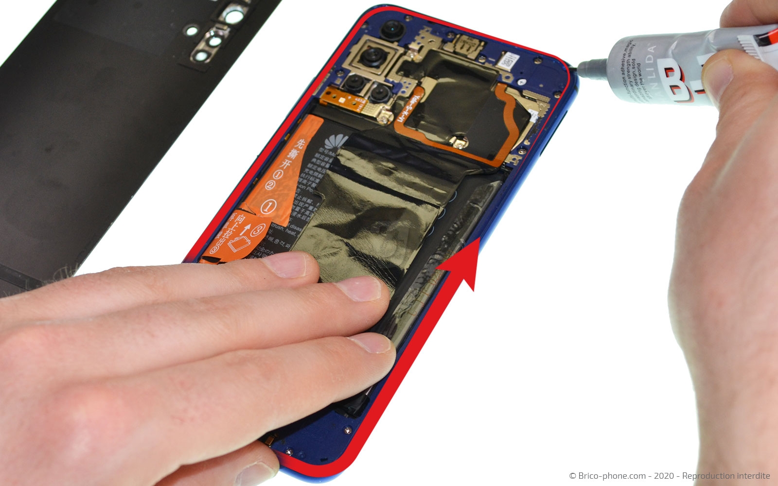 Changement d'écran (vitre + LCD) sur Honor 20 photo 2