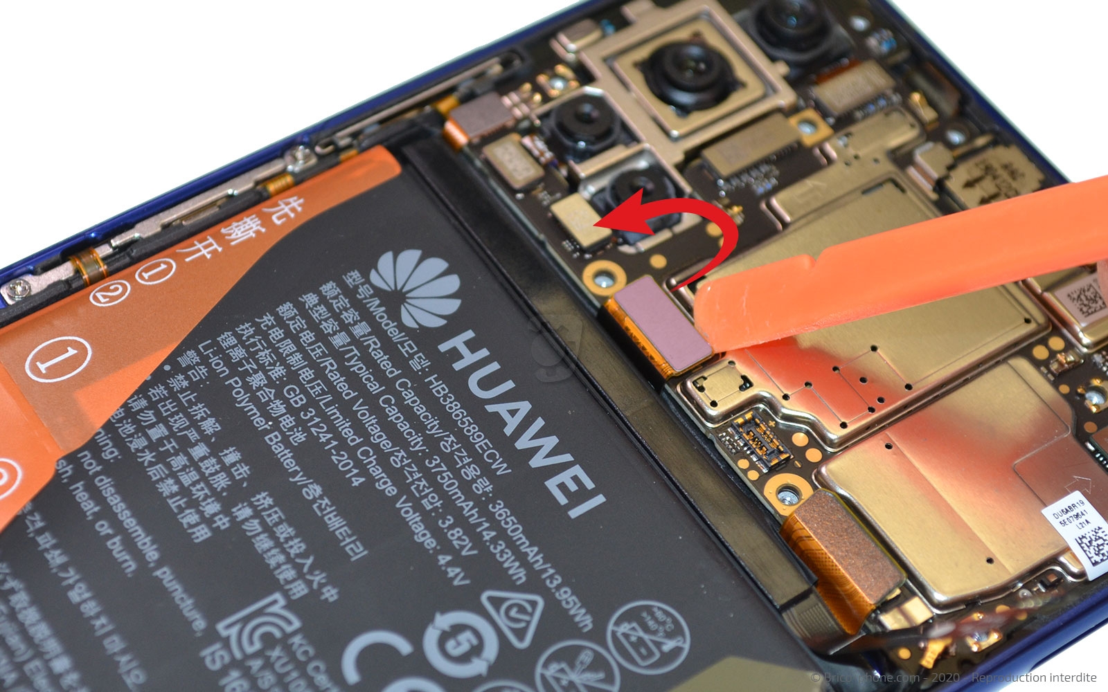 Changement du bloc écran sur Honor 20 photo 2