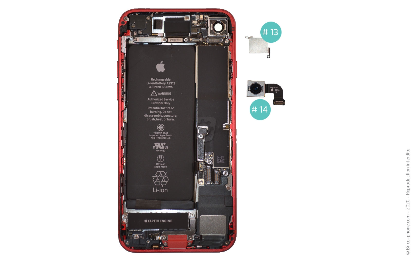 Changement de la caméra arrière sur iPhone SE 2020 photo 3