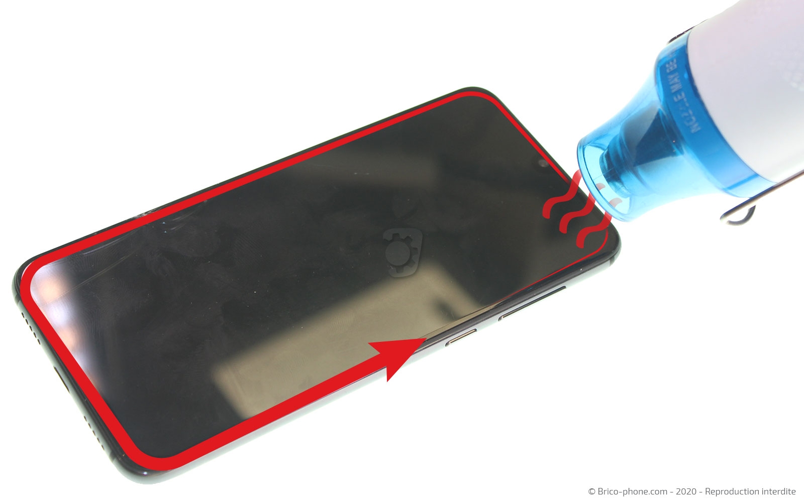 Changement de l'écran (vitre + Amoled) sur Mi 9 SE photo 1