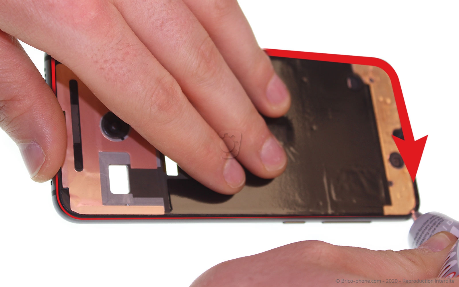 Changement de l'écran (vitre + Amoled) sur Mi 9 SE photo 3