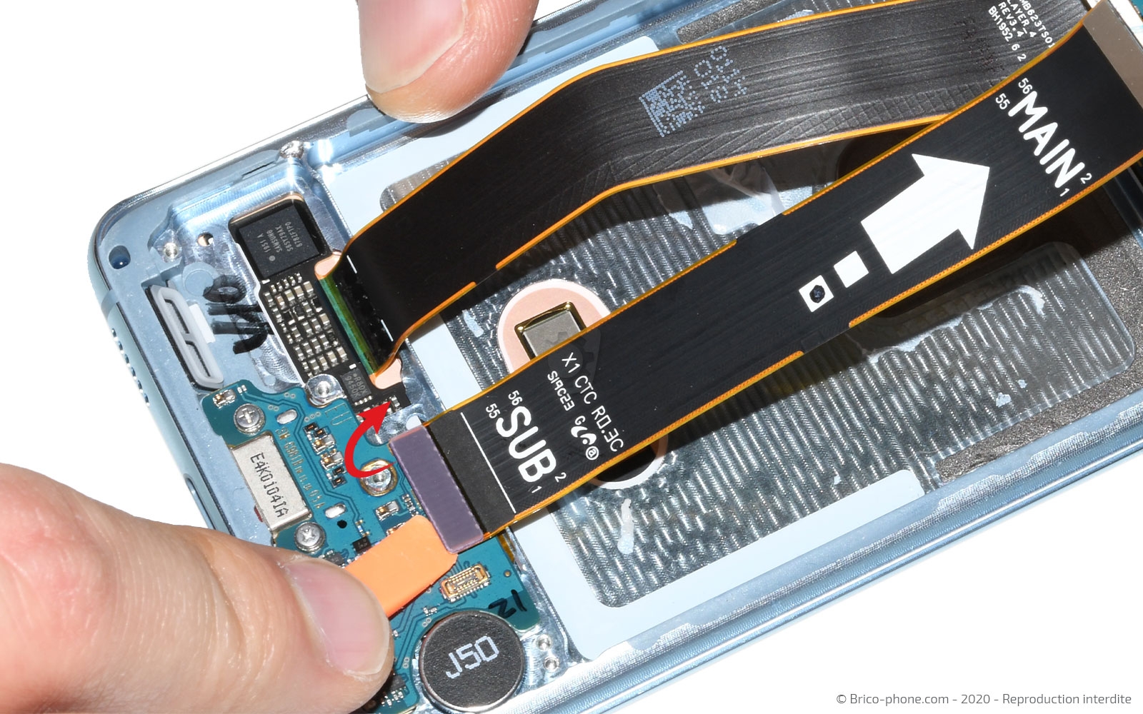 Démontage complet sur Galaxy S20 photo 2