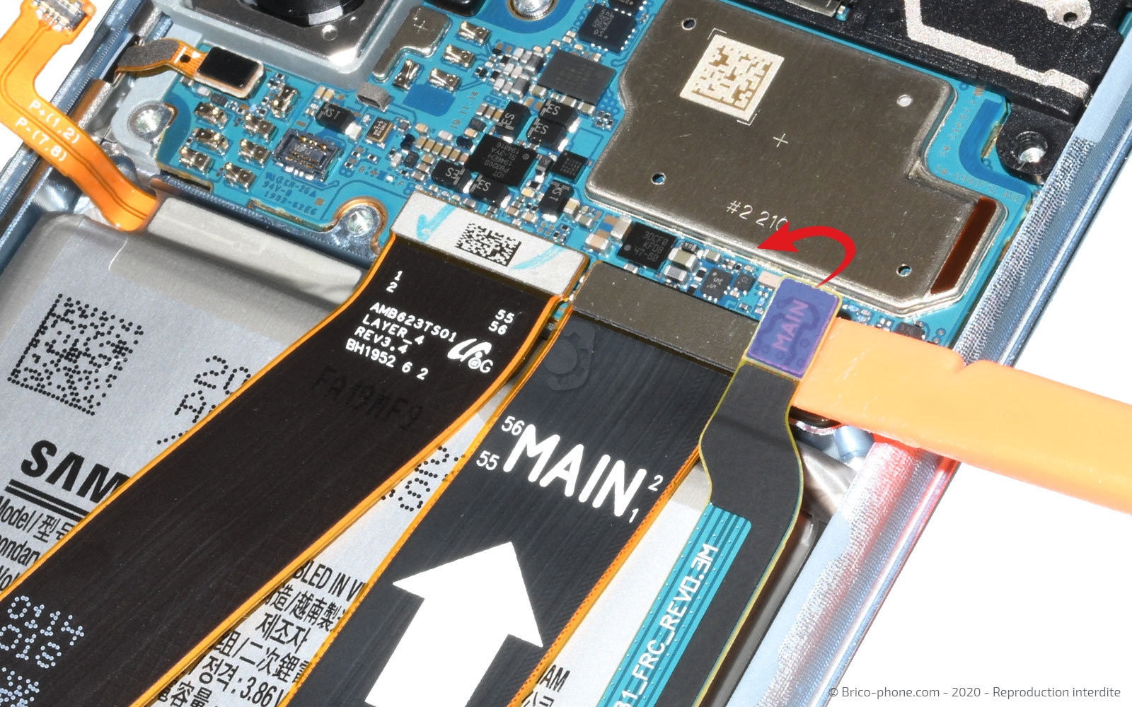 Démontage complet sur Galaxy S20 photo 2