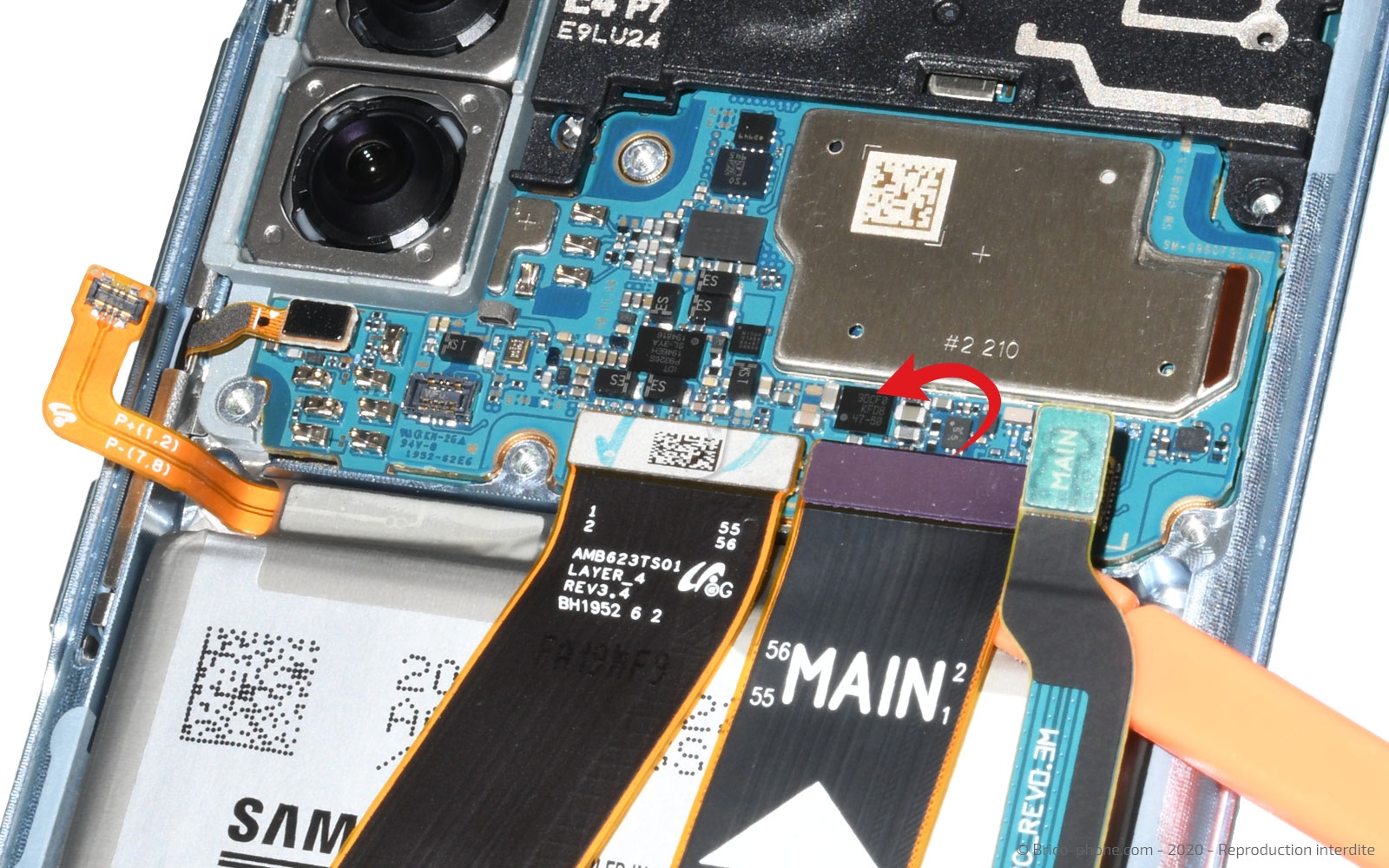 Démontage complet sur Galaxy S20 photo 3