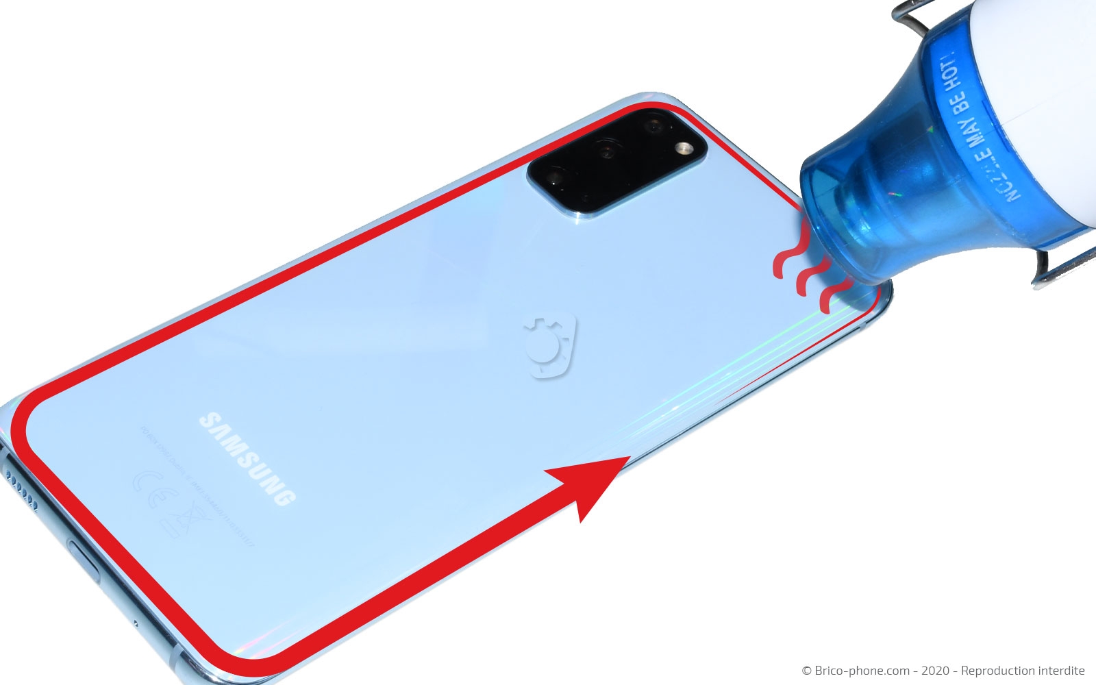 Changement de batterie  sur Galaxy S20 photo 2