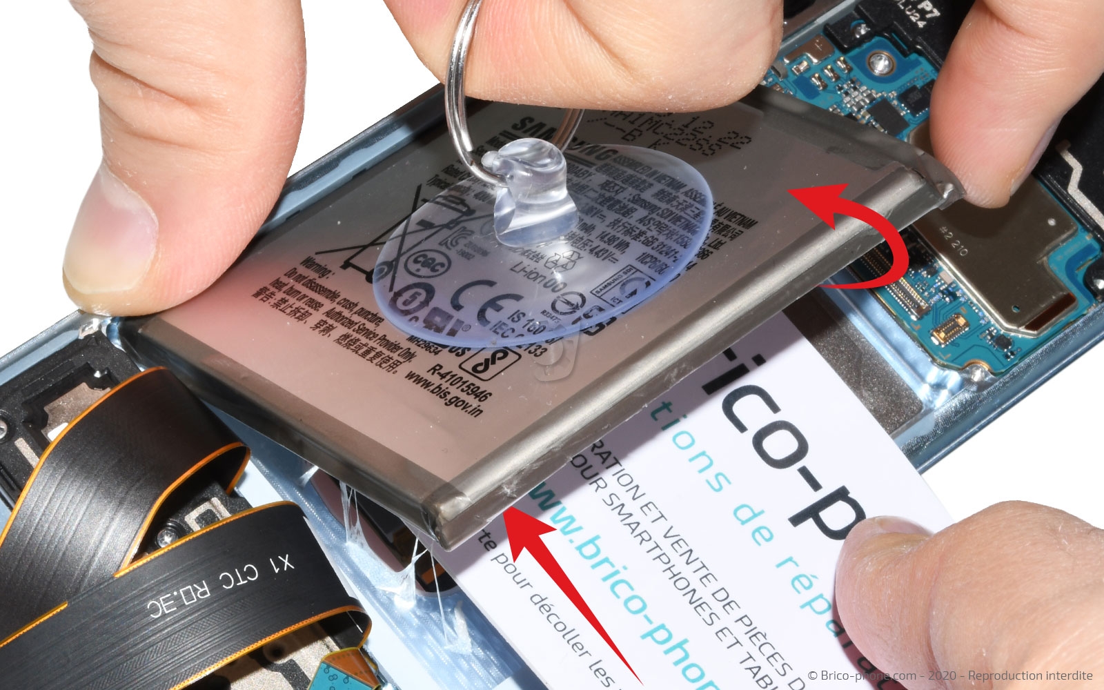 Changement de batterie  sur Galaxy S20 photo 2
