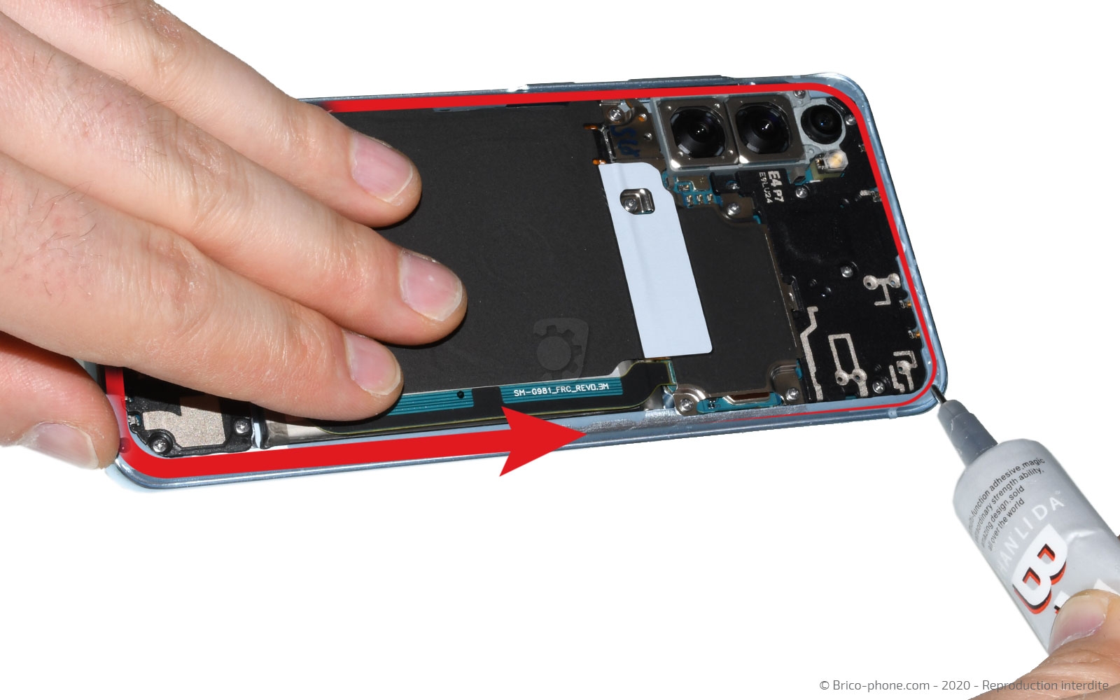 Changement du connecteur de charge sur Galaxy S20 photo 1