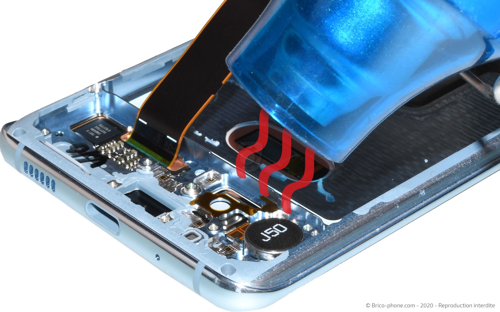 Changement du bloc écran  sur Galaxy S20 photo 1