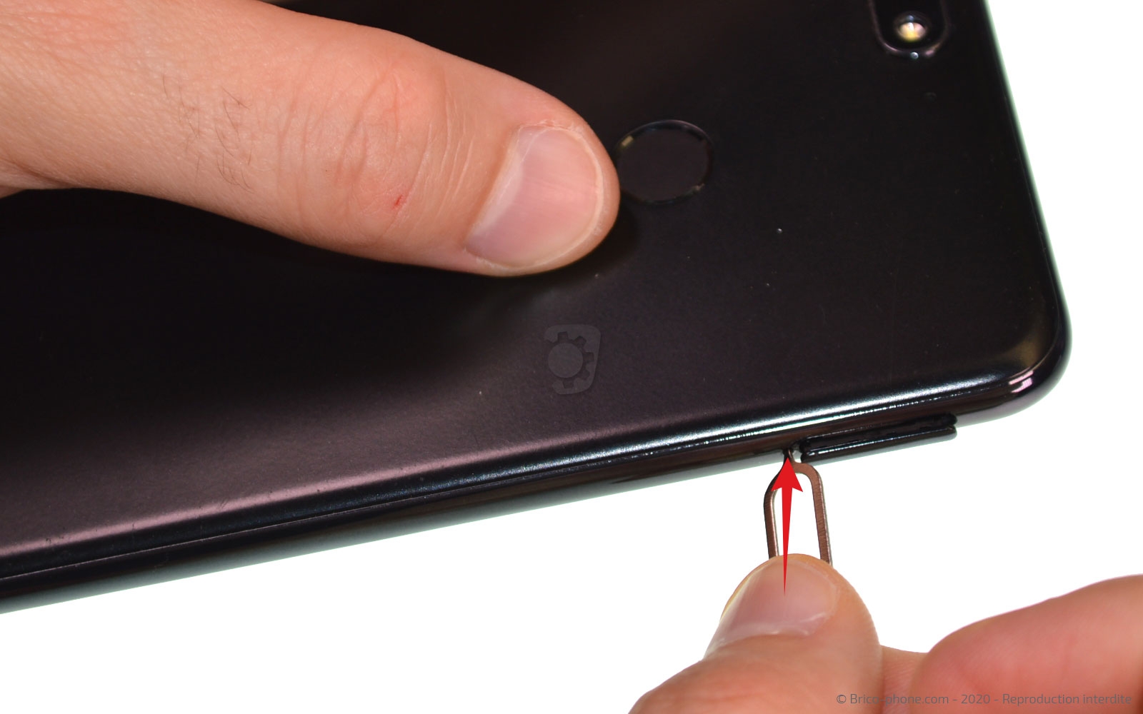 Changement de batterie sur Y7 2018 photo 3