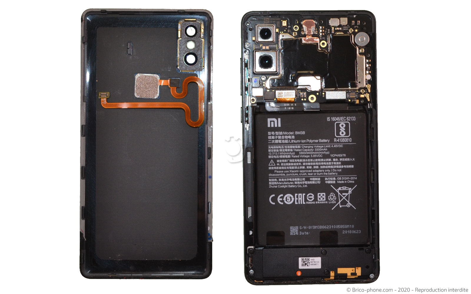 Démontage complet sur Mi Mix 2S photo 3