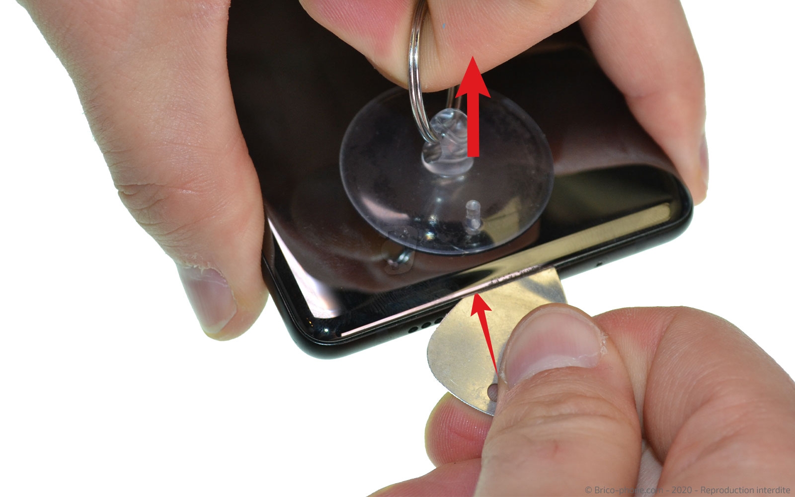 Changement de vitre arrière sur Mi Mix 2S photo 2