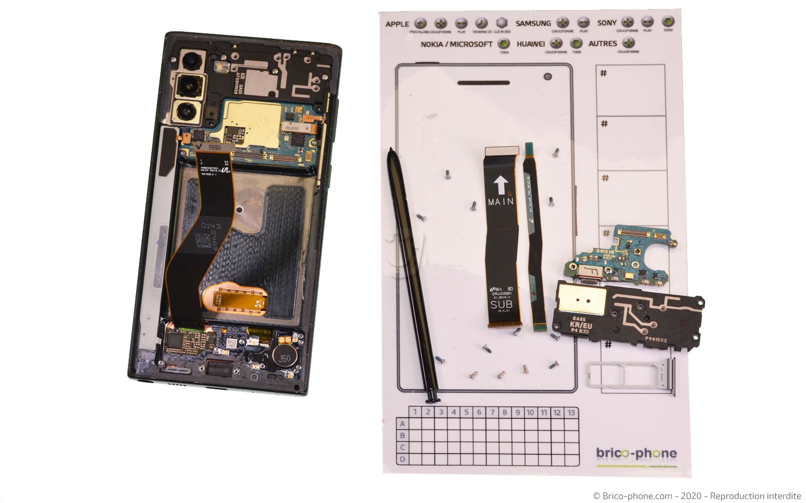 Démontage complet sur Galaxy Note 10 photo 3