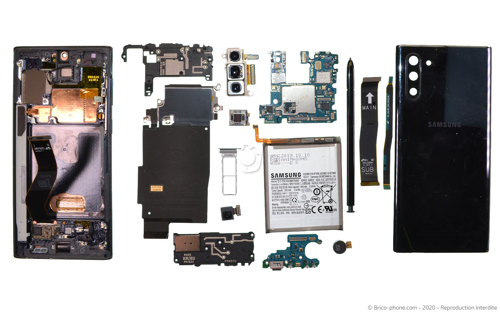 Démontage complet sur Galaxy Note 10 photo 1