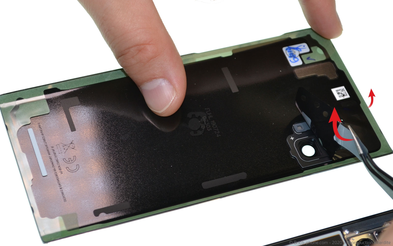 Changement de la vitre arrière sur Galaxy Note 10 photo 1