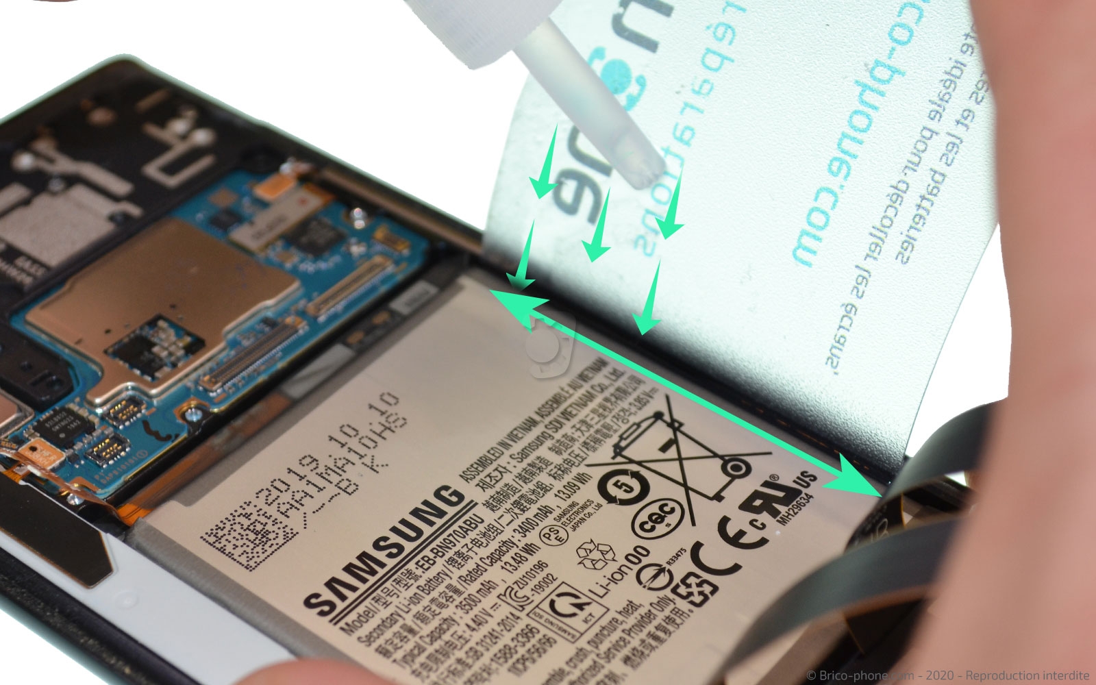 Changement de batterie sur Galaxy Note 10 photo 1