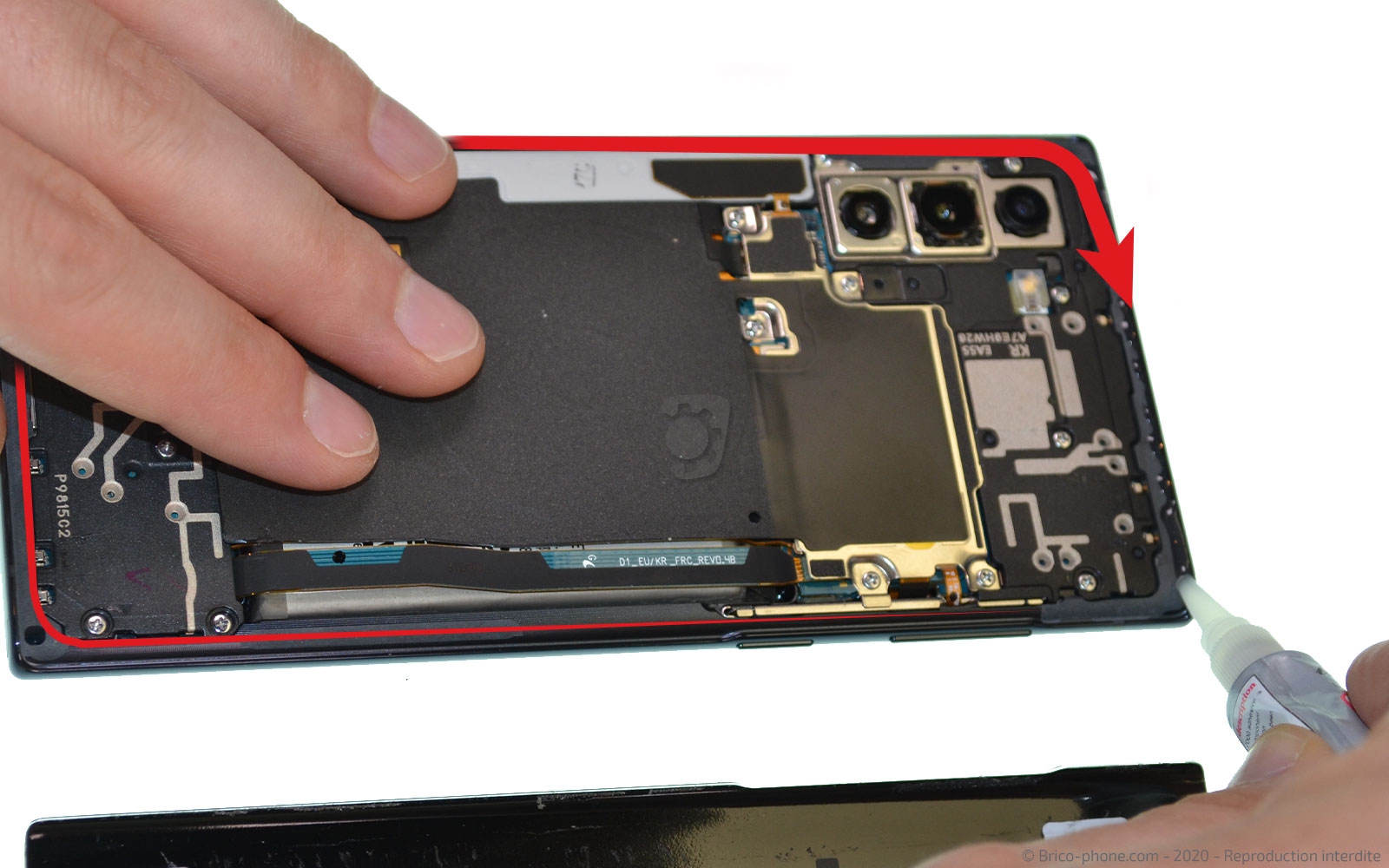 Changement du connecteur de charge sur Galaxy Note 10 photo 2