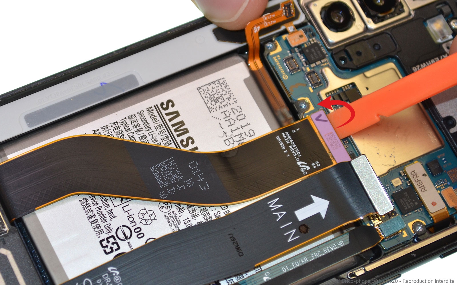 Changement du bloc écran sur Galaxy Note 10 photo 4