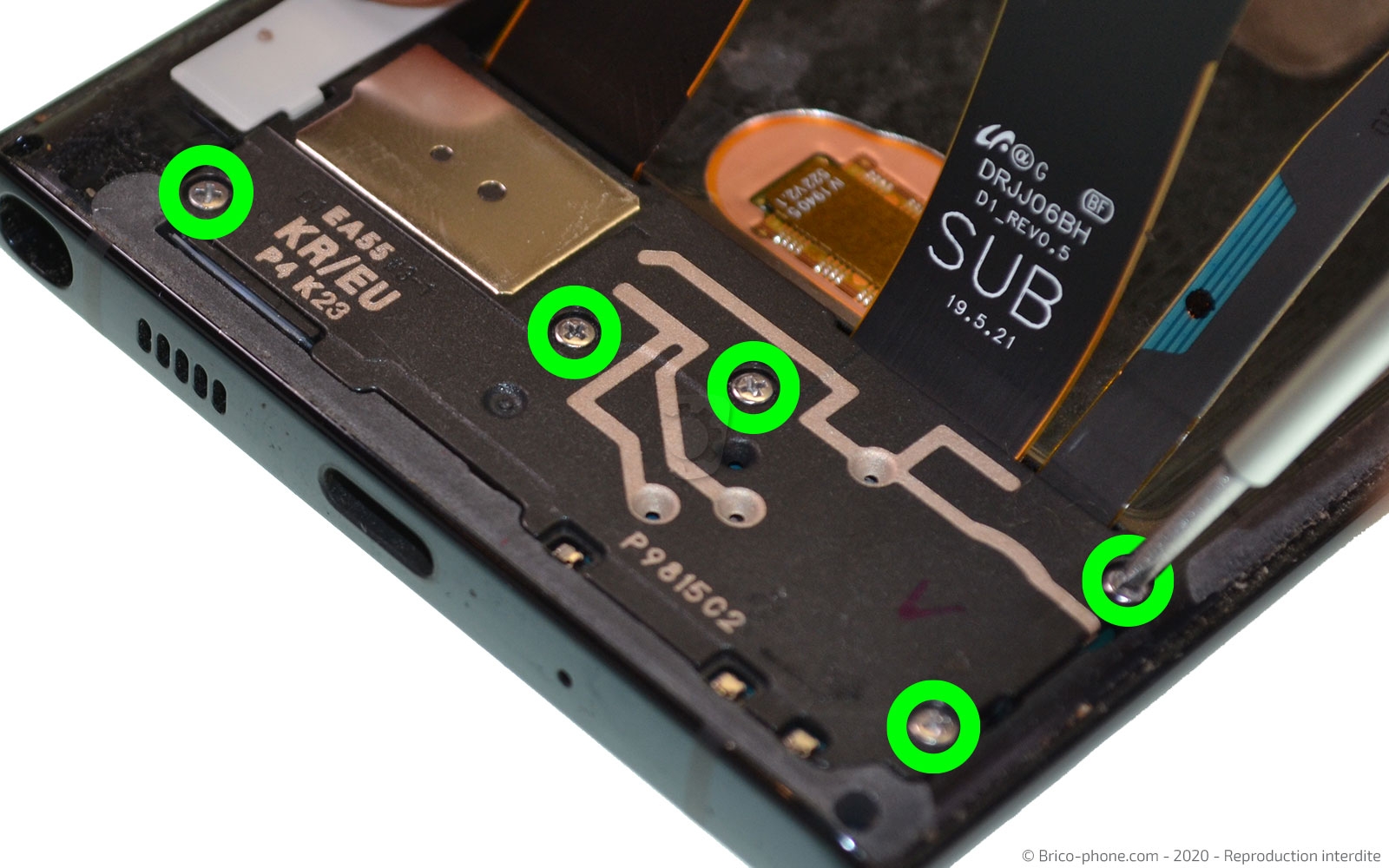 Changement du bloc écran sur Galaxy Note 10 photo 1
