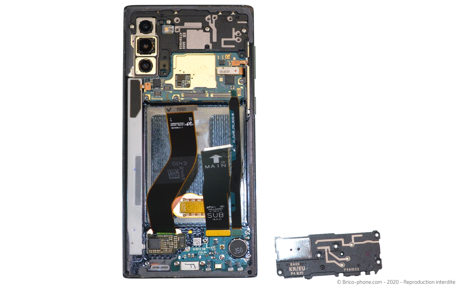 Changement du bloc écran sur Galaxy Note 10 photo 3