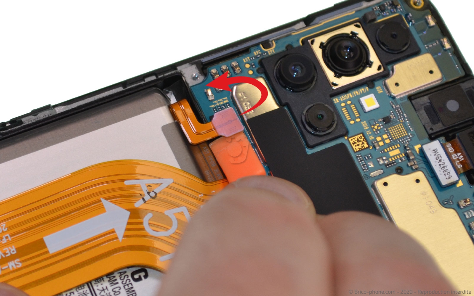 Démontage complet sur Galaxy A51 photo 1