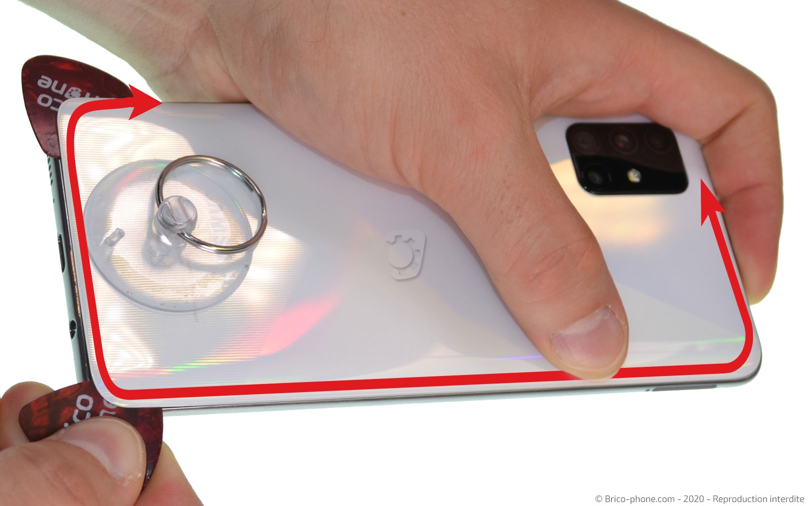 Démontage complet sur Galaxy A51 photo 2