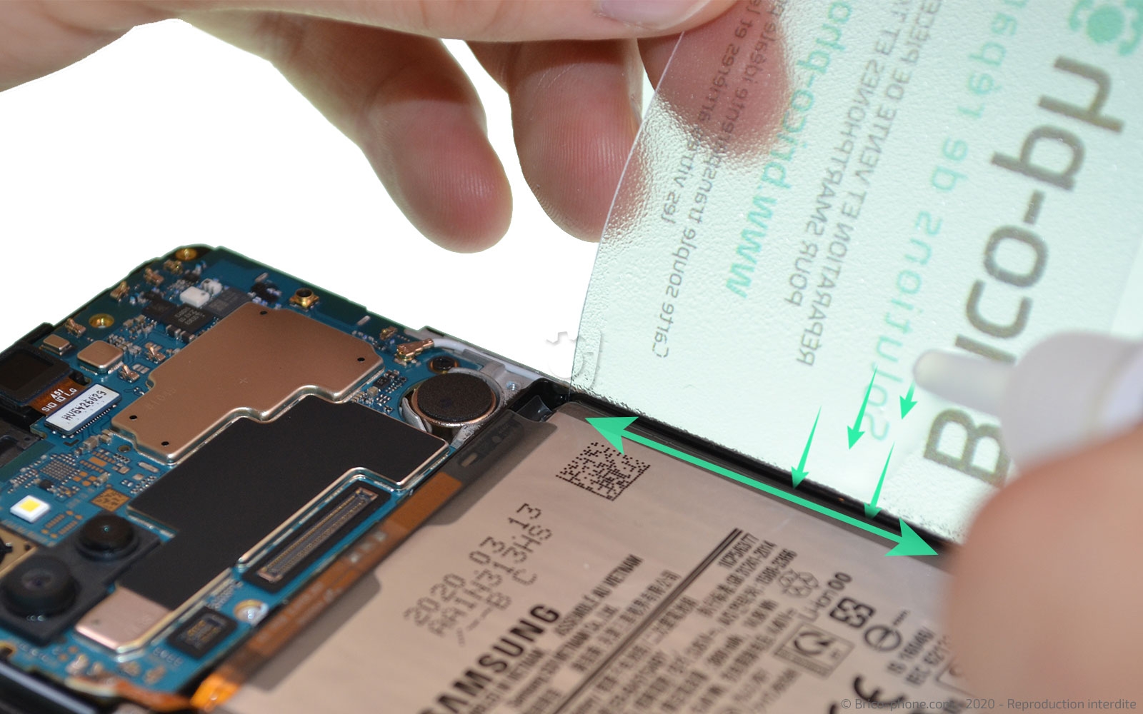 Changement de batterie  sur Galaxy A51 photo 1