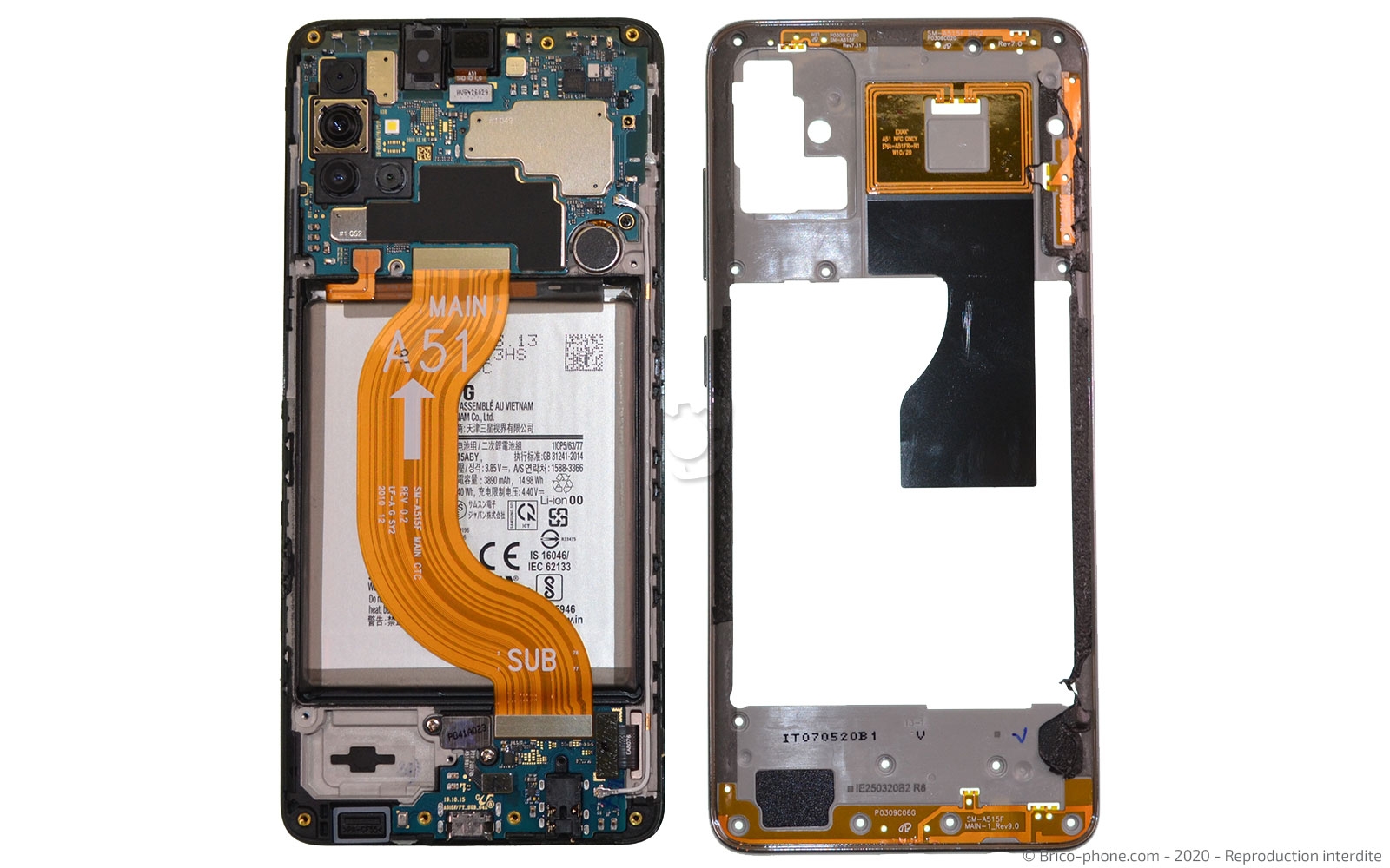 Changement de batterie  sur Galaxy A51 photo 4