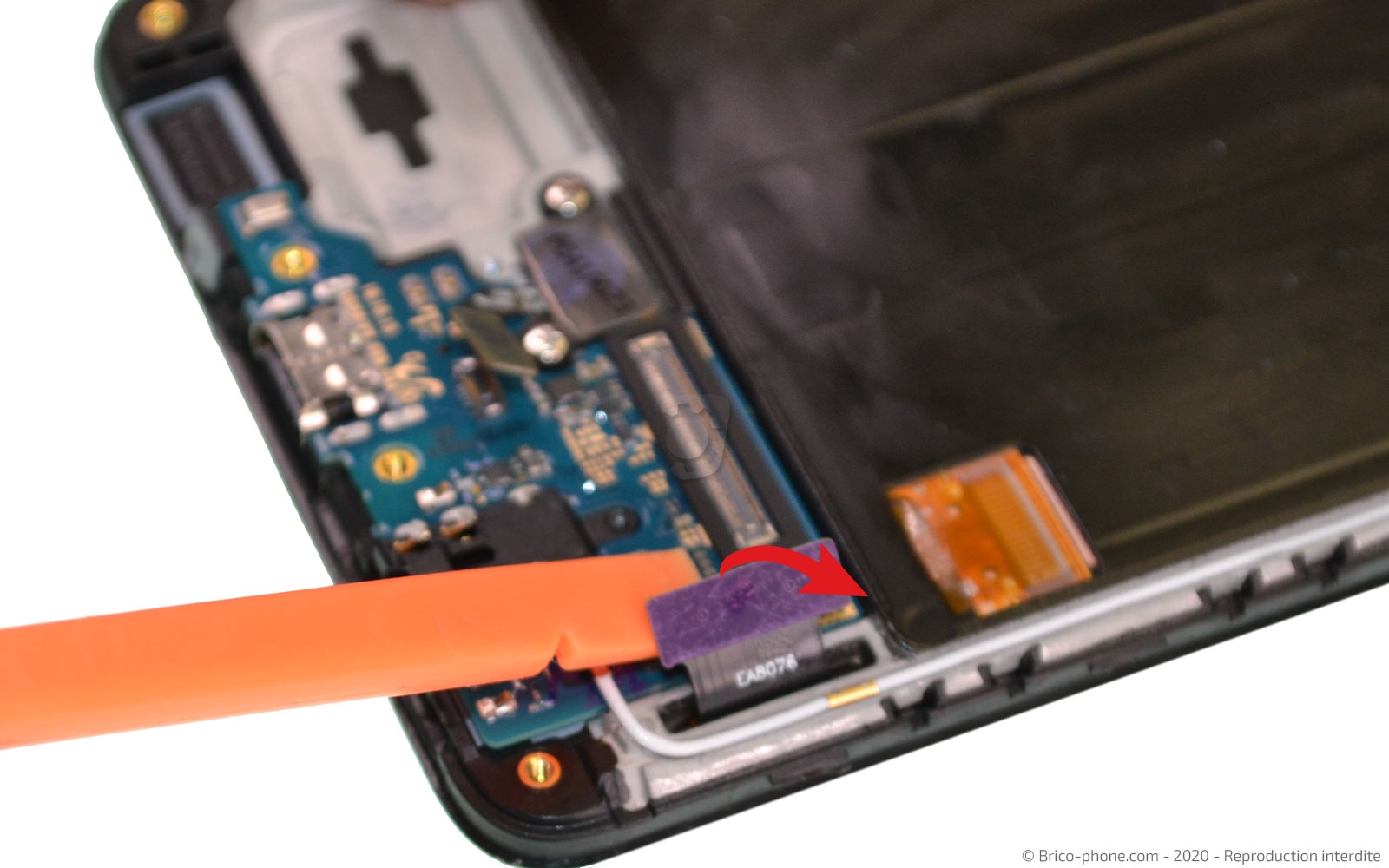 Changement du bloc écran  sur Galaxy A51 photo 2