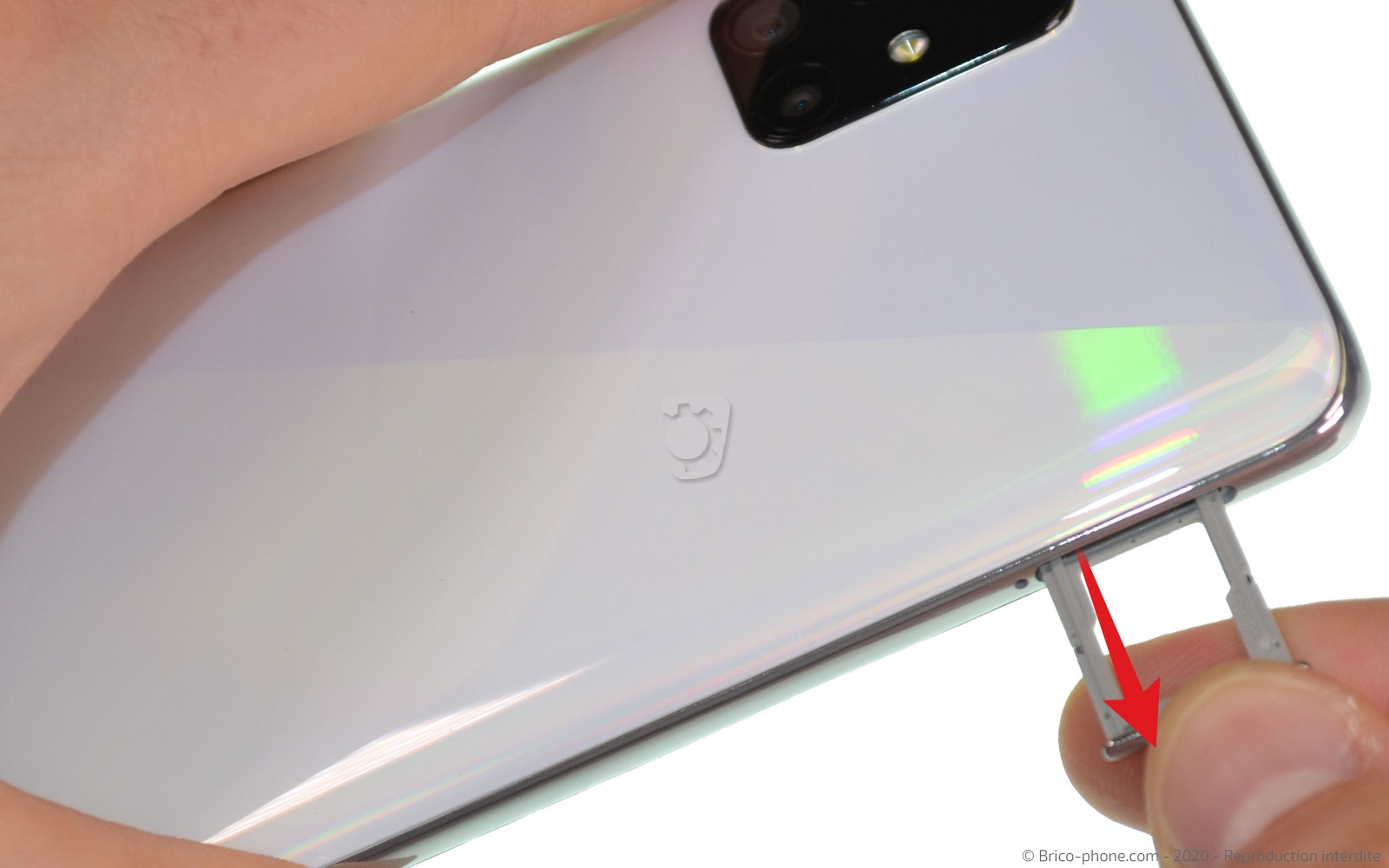 Changement du bloc écran  sur Galaxy A51 photo 2