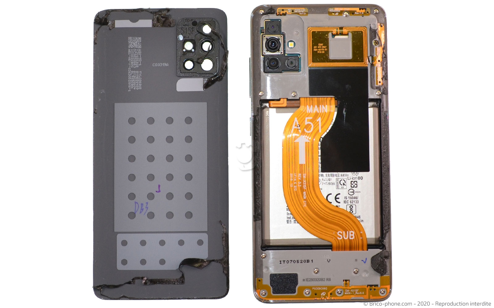 Changement du connecteur de charge sur Galaxy A51 photo 4