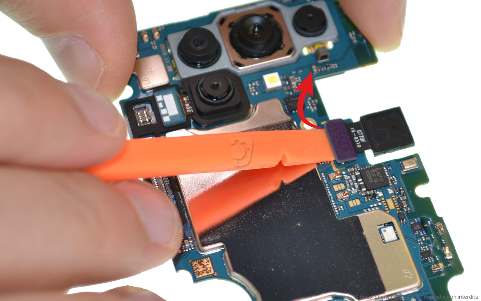 Démontage complet sur Galaxy A71 photo 1