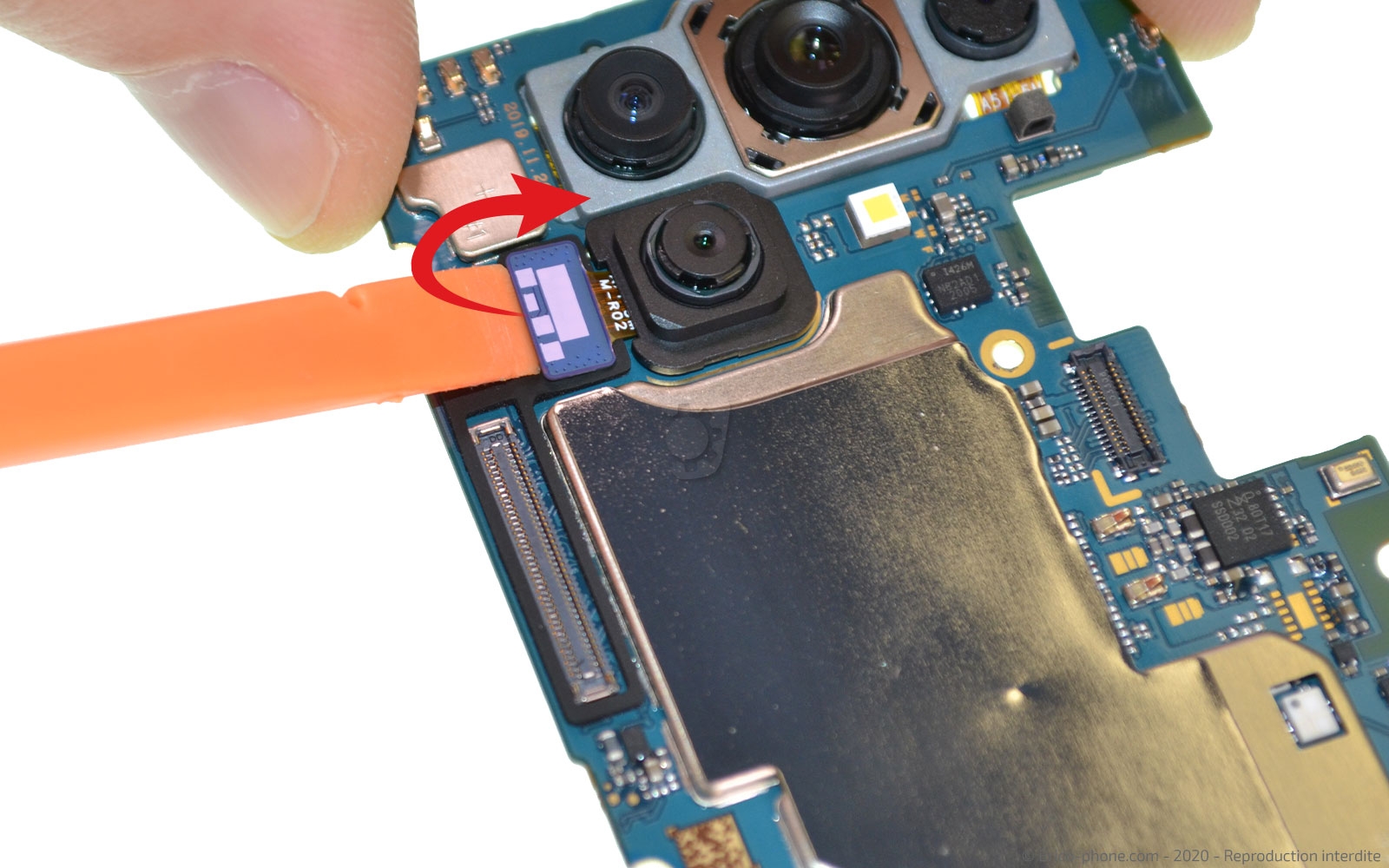 Démontage complet sur Galaxy A71 photo 2