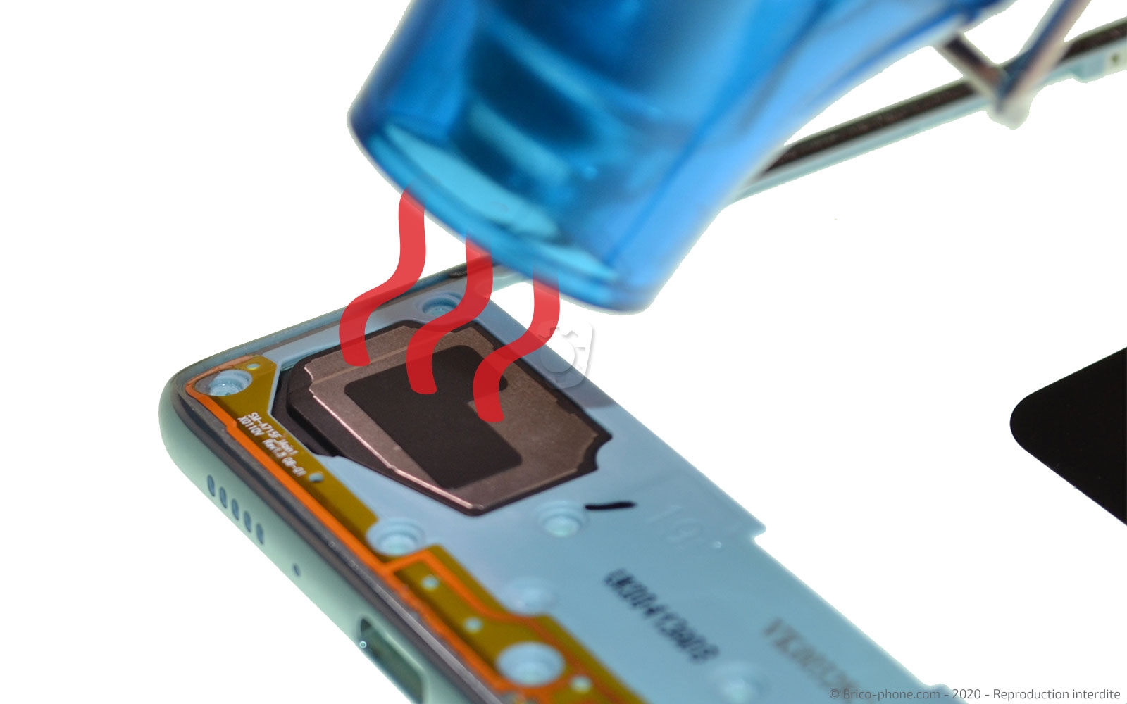 Démontage complet sur Galaxy A71 photo 1