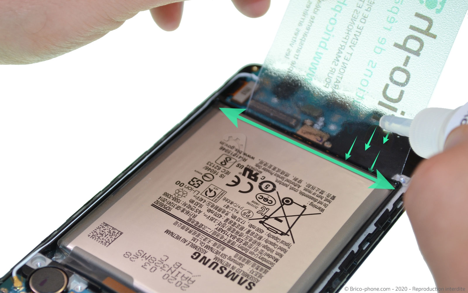 Démontage complet sur Galaxy A71 photo 2