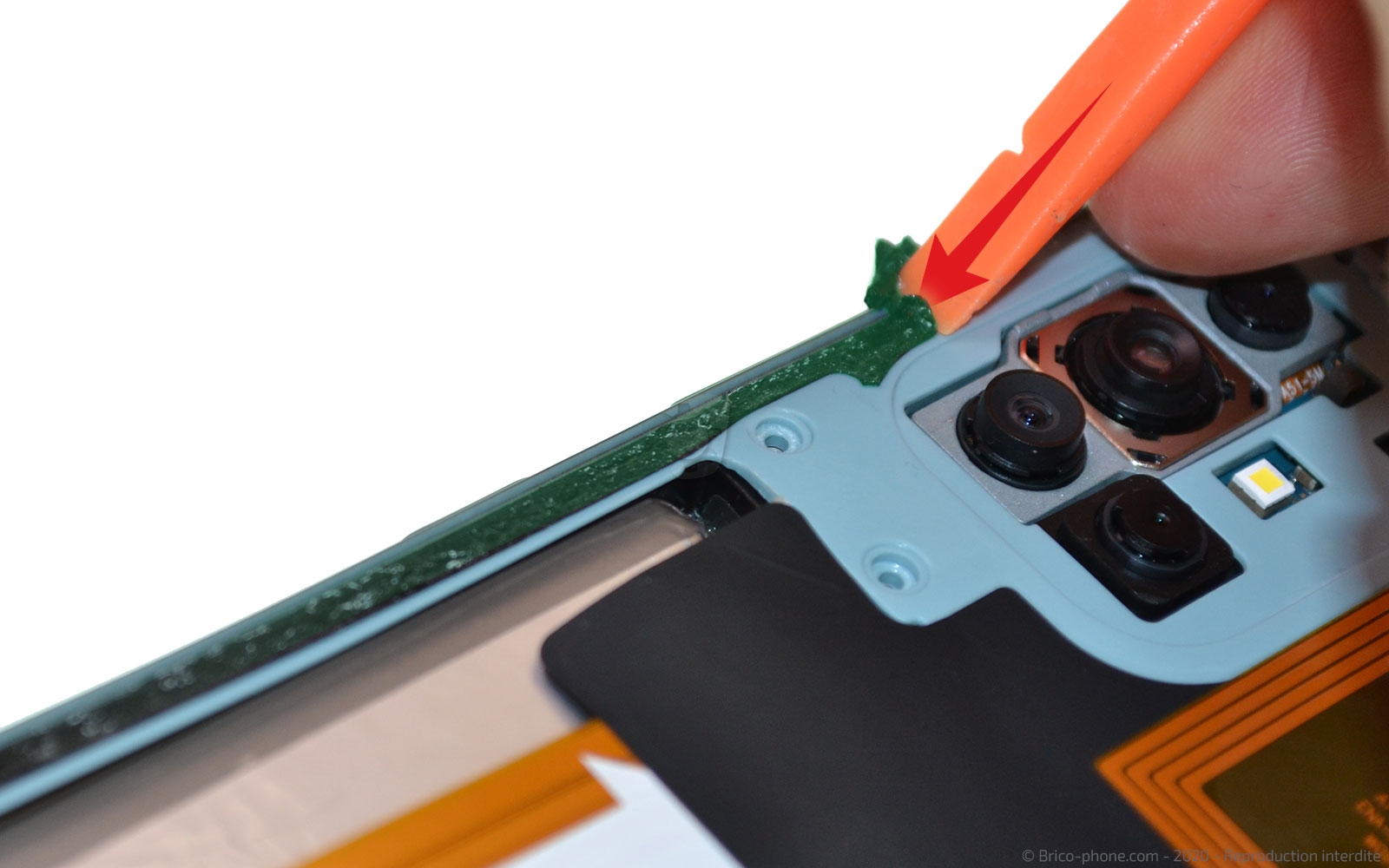 Changement du bloc écran sur Galaxy A71 photo 1